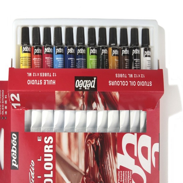 PINTURA OLEO 12ML. EST. C12 TUBOS PEBEO E.12 C.48